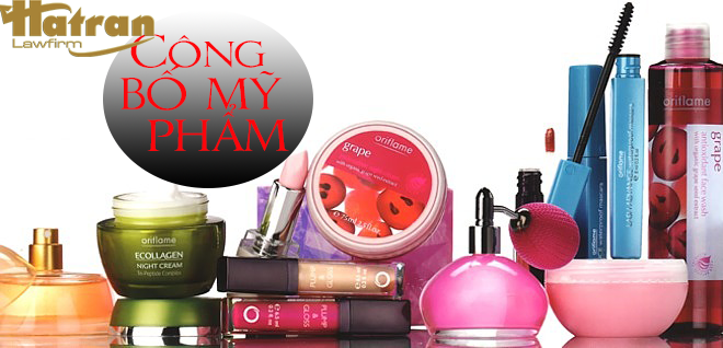 công bố mỹ phẩm